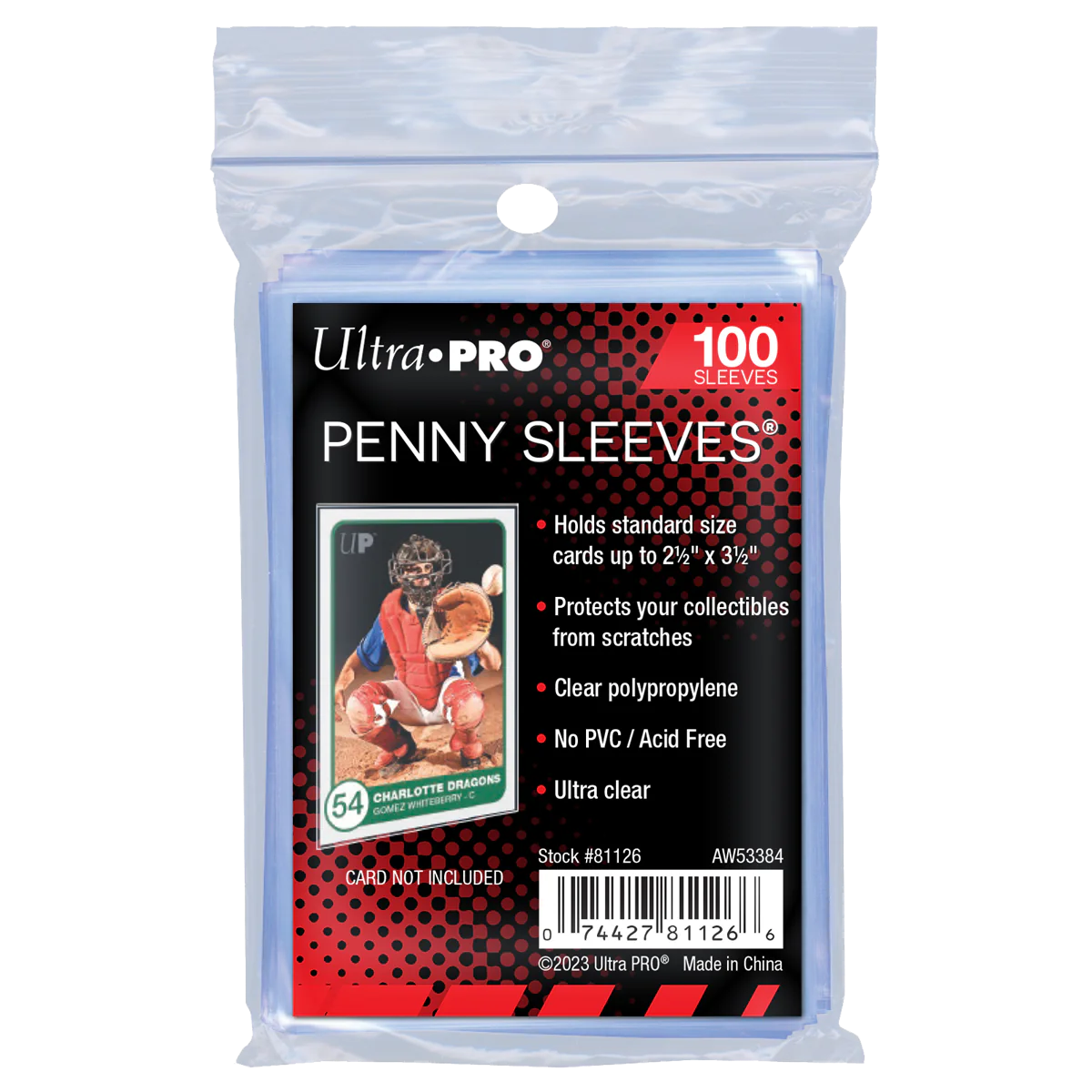 Soft Trading Card Penny Sleeves® - 2.5" x 3.5"