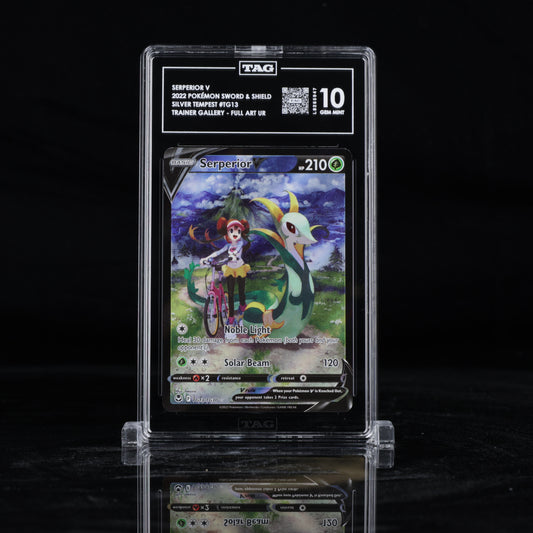 Serperior V - Silver Tempest #TG13 - TAG GEM MINT 10